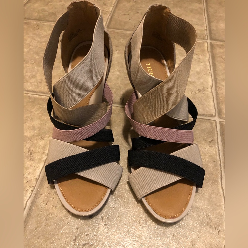 Tignanello Women's Multi-Color Strappy Heels